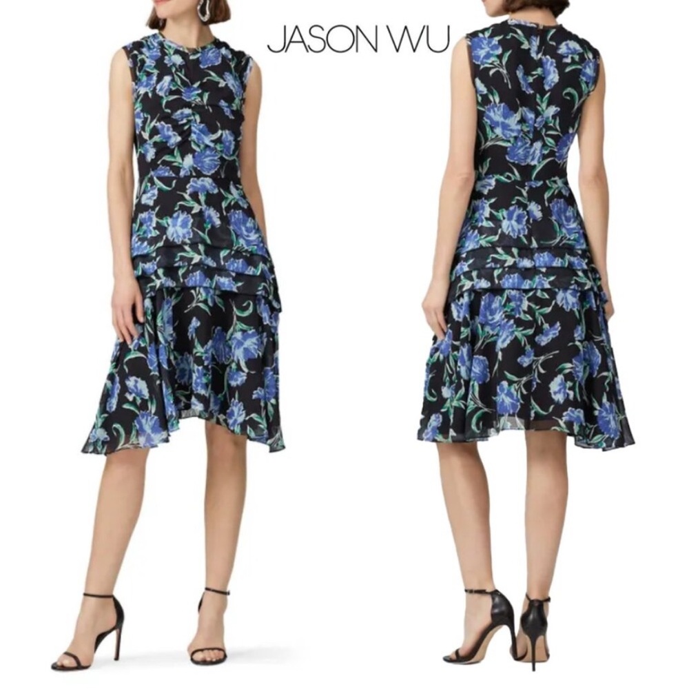 Jason Wu floral midi dress